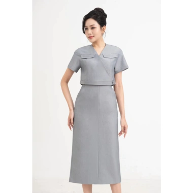 Chân váy bút chì dài xẻ sau IVY moda - Thời trang sang trọng, Giá 545k 8
