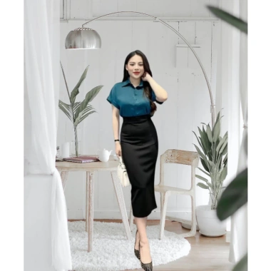 Chân Váy Bút Chì Dáng Dài 80cm Umi Hàn Co Giãn 4 Chiều Sẻ Tà Sau - Thời Trang Công Sở 2.024 Giá Ưu Đãi 179.400₫