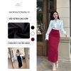 Chân Váy Bút Chì Dáng Dài 90cm 2 Lớp Có Túi 2 Bên Giá 200k SHOPNGOCTRANG19 2
