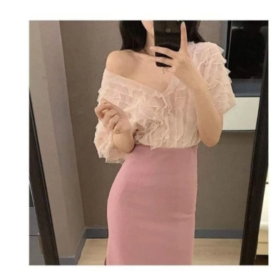 Chân Váy Bút Chì Dáng Dài Suông 80cm xẻ sườn, full size XS-4XL, giá ưu đãi 169k 2 Chân Váy Bút Chì Dáng Dài Suông 80cm xẻ sườn, full size XS-4XL, giá ưu đãi 169k 2