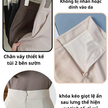 Chân Váy Bút Chì Dáng Xuông Ngắn Qua Gối 60cm OXATYL V761 – Giá 195k Giảm Sốc 6 Chân Váy Bút Chì Dáng Xuông Ngắn Qua Gối 60cm OXATYL V761 – Giá 195k Giảm Sốc 6