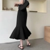Chân Váy Bút Chì Đuôi Cá Dài 80cm Cạp Đính Cúc - Giá Ưu Đãi 176k 3