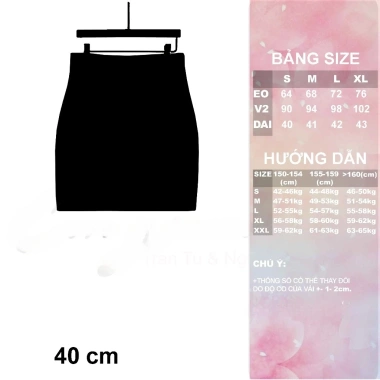 Chân váy bút chì eo cao tôn dáng CV20 - Nhiều size, giảm giá 22% chỉ 177k