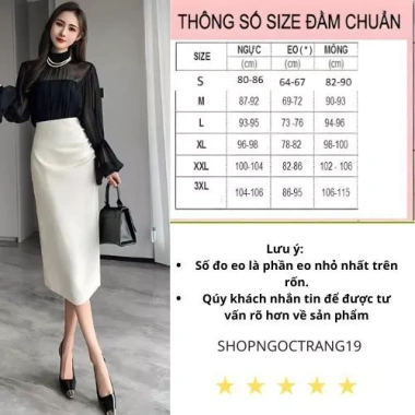 Chân Váy Bút Chì Gấp Ly 2 Lớp Phần Eo Che Khuyết Điểm Bụng Phù Hợp Đi Làm SHOPNGOCTRANG19 5