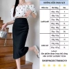 Chân Váy Bút Chì Gấp Ly 2 Lớp Phần Eo Che Khuyết Điểm Bụng Phù Hợp Đi Làm SHOPNGOCTRANG19 6