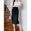 Chân Váy Bút Chì Gấp Ly 2 Lớp Phần Eo Che Khuyết Điểm Bụng Phù Hợp Đi Làm SHOPNGOCTRANG19 10