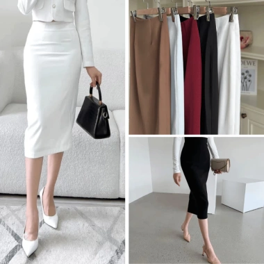 Chân váy bút chì GYOM dài công sở phong cách Hàn Quốc Nhiều màu CV042 giảm 179k