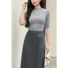 Chân Váy Bút Chì JUCY CV73 Vạt Chéo Lệch Tà Khuy Cài Điểm Nhấn - Sale 575k 3