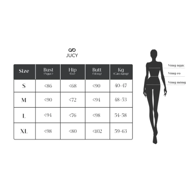 Chân Váy Bút Chì JUCY CV73 Vạt Chéo Lệch Tà Khuy Cài Điểm Nhấn - Sale 575k