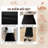 Chân váy bút chì LAHA Fashion Midi dài dáng suông xẻ tà sau, sang trọng, chỉ 129k 4