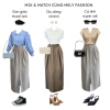 Chân váy bút chì Mely Fashion công sở, cạp cao xẻ tà, tôn dáng che bụng, giá 139k 7