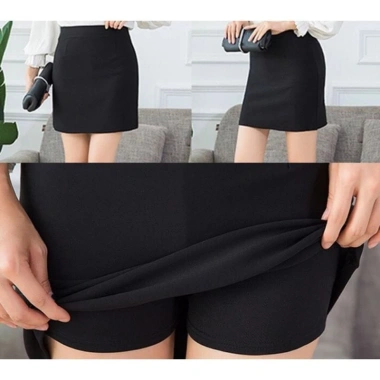 Chân Váy Bút Chì Ngắn 40cm Chất Umi Co Giãn và Lót Quần Bảo Hộ - Giá 139k