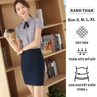 Chân váy bút chì ngắn 45cm công sở CV014 - Giá chỉ 170.000 VNĐ