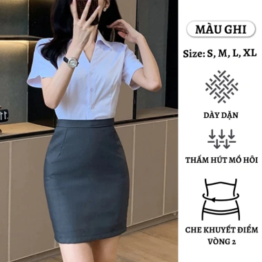 Chân váy bút chì ngắn 45cm công sở CV014 - Giá chỉ 170.000 VNĐ