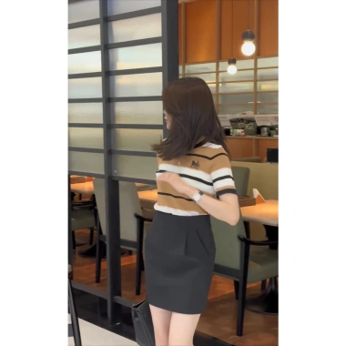Chân váy bút chì ngắn Bom40 có túi, che bụng mỡ, lót quần d40 Giá chỉ 165k