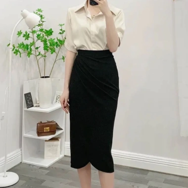 Chân Váy Bút Chì Nhún Eo 70cm - Thời Trang Công Sở Sang Trọng, Giá 159k 10 Chân Váy Bút Chì Nhún Eo 70cm - Thời Trang Công Sở Sang Trọng, Giá 159k 10