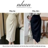 Chân Váy Bút Chì NhunFashion Công Sở Đắp Tà Xếp Nếp Eo Thanh Lịch N120 165k 6