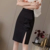 Chân váy bút chì nữ sọc trước, bèo rũ dọc - Thời trang công sở, giá 159,500₫ 2