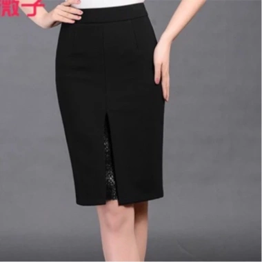 Chân váy bút chì ren phối đùi dài 55cm: Thời trang sang trọng, giảm giá 150k 2