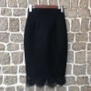 Chân váy bút chì ren sang trọng, có khoá séc, kéo xẻ sau - Giá chỉ 160,600₫ 3
