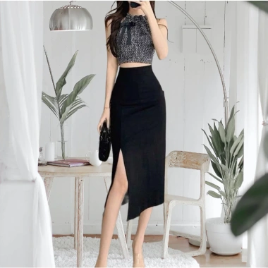 Chân Váy Bút Chì Sẻ Đùi Sang Chảnh 70cm Thời Trang Công Sở Nữ Giá 160k Giảm 20%