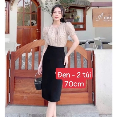 Chân Vay Bút Chì Sẻ Sau 2 Túi Chéo Thời Trang Công Sở Basic VITEX 2 Lớp - 145k 10 Chân Vay Bút Chì Sẻ Sau 2 Túi Chéo Thời Trang Công Sở Basic VITEX 2 Lớp - 145k 10