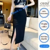 Chân Váy Bút Chì Sẻ Trước Ép Mùng Cao Cấp OHM CV08 Đi Làm Công Sở Giá 130k