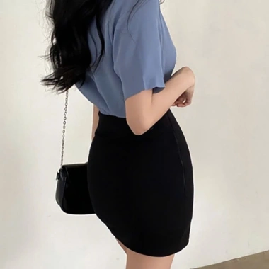 Chân váy bút chì Store Lan Anh công sở 32-40cm vải UMI Hàn co dãn 4 chiều - Giá chỉ 95.000₫