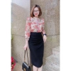 Chân váy bút chì SUSUCLOTHING Vitex xẻ sau công sở, xếp li sườn, dài 68cm - 183.600₫ 3