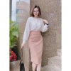 Chân váy bút chì SUSUCLOTHING Vitex xẻ sau công sở, xếp li sườn, dài 68cm - 183.600₫ 6