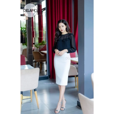 Chân váy bút chì trắng 2 lớp xẻ sau size M8 - Giá chỉ 185.000đ, giảm tới 23% 4 Chân váy bút chì trắng 2 lớp xẻ sau size M8 - Giá chỉ 185.000đ, giảm tới 23% 4