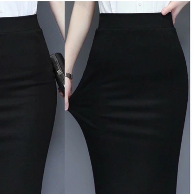 Chân Váy Bút Chì Umi Hàn Co Giãn Sẻ Sau Dài 90cm - Túi Thật, Giá ưu đãi 155k 2