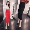Chân Váy Bút Chì Umi Hàn Co Giãn Sẻ Sau Dài 90cm - Túi Thật, Giá ưu đãi 155k 3