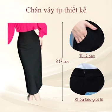 Chân Váy Bút Chì UMI Hàn Dài 80-90cm - Túi Chéo 2 Bên, Giá Giảm 174k 6 Chân Váy Bút Chì UMI Hàn Dài 80-90cm - Túi Chéo 2 Bên, Giá Giảm 174k 6