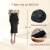 Chân Váy Bút Chì UMI Hàn Giãn 4 Chiều Dài 70-80cm Công Sở Nữ Ưu Đãi 156k 2