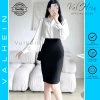 Chân Váy Bút Chì Valhein Dài Đầu Gối - Vải Co Giãn, Khóa Lệ Sau, Giá Ưu Đãi 250k