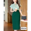 Chân Váy Bút Chì Xẻ Sau 2 Lớp Lót Full Màu Dài 70cm - Giá Sale 149.900 VND 5