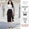 Chân váy bút chì xẻ trước 70cm xẻ tà dài vải mềm mát CV035 giá 180.000 VND