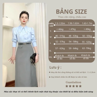 Chân Váy Chữ A Công Sở Dáng Dài 2 Biên Cao Cấp Lớp Lót Ép Mùng - Mã CV92 6