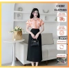 Chân Váy Chữ A Dáng Suông 80cm, 2 lớp Vitex Cao Cấp, Sẻ Sau và Túi - Giá 180.000đ