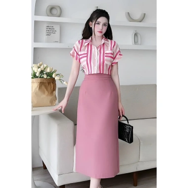 Chân Váy Chữ A Dáng Suông 80cm, 2 lớp Vitex Cao Cấp, Sẻ Sau và Túi - Giá 180.000đ 6 Chân Váy Chữ A Dáng Suông 80cm, 2 lớp Vitex Cao Cấp, Sẻ Sau và Túi - Giá 180.000đ 6