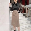 Chân váy công sở Bảo Khánh - Bút chì, rút cúc, bọc cao cấp, chỉ 178.000₫