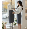 Chân Váy Công Sở Bút Chì 2 Lớp Cao Dài 60cm Bigsize Vải Vitex May Kỹ Mặc Tôn CV34 8