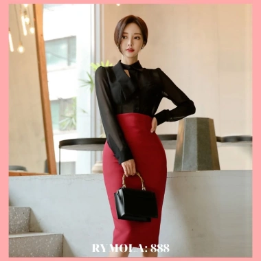 Chân Váy Công Sở Bút Chì Dài Gối Đỏ Lưng Cao Xẻ Sau Kiểu Hàn Quốc Vintage Cá Tính 240k 6 Chân Váy Công Sở Bút Chì Dài Gối Đỏ Lưng Cao Xẻ Sau Kiểu Hàn Quốc Vintage Cá Tính 240k 6