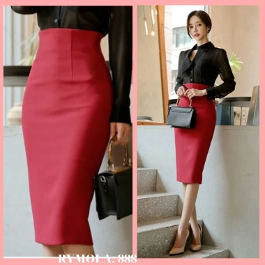 Chân Váy Công Sở Bút Chì Dài Gối Đỏ Lưng Cao Xẻ Sau Kiểu Hàn Quốc Vintage Cá Tính 240k 9 Chân Váy Công Sở Bút Chì Dài Gối Đỏ Lưng Cao Xẻ Sau Kiểu Hàn Quốc Vintage Cá Tính 240k 9