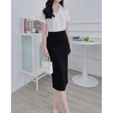 Chân Váy Công Sở Bút Chì Dáng Dài Lưng Cao Tôn Dáng - Giá chỉ 165.000 VND 6