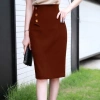 Chân váy công sở bút chì lưng cao 60cm phối nút trẻ trung thanh lịch, chỉ 179,000₫ 3