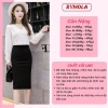 Chân Váy Công Sở Bút Chì MOLA Gối Đen Lưng Cao Xẻ Sau Kiểu Hàn Quốc Cá Tính - 239.999₫ 4