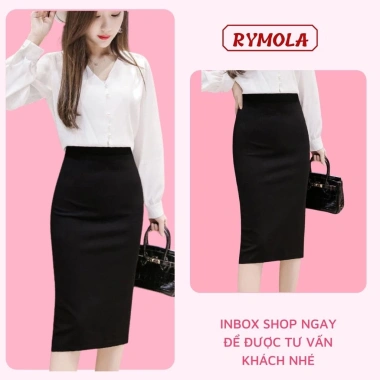 Chân Váy Công Sở Bút Chì MOLA Gối Đen Lưng Cao Xẻ Sau Kiểu Hàn Quốc Cá Tính - 239.999₫ 9 Chân Váy Công Sở Bút Chì MOLA Gối Đen Lưng Cao Xẻ Sau Kiểu Hàn Quốc Cá Tính - 239.999₫ 9