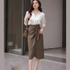 Chân Váy Công Sở Chữ A Thắt Nơ Oxatyl V130 - Phong Cách Thanh Lịch Giá 215.000₫